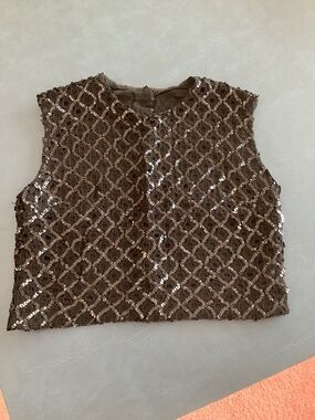 Gregory Vintage Black Sequins Top. Size medium?